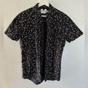 Black and white shirt - small
